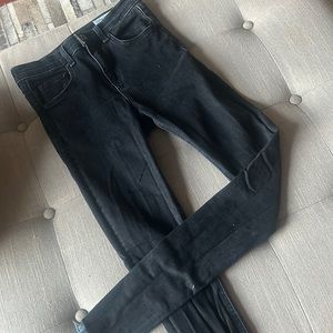 RAG&BONE Blue Black Denim Skinny Jeans